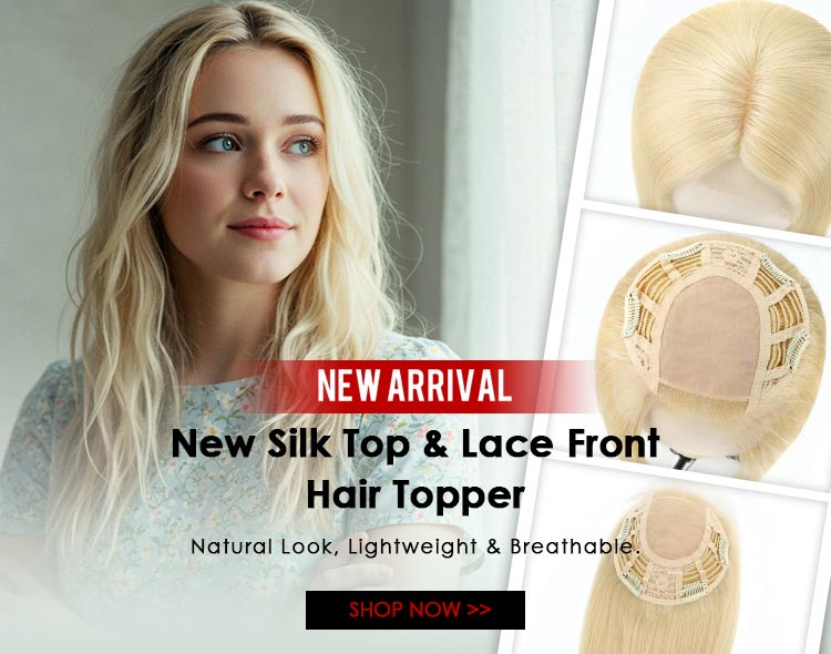 TUW21 Silk Top Hair Topper | Women's Hairpiece for Thinning Hair
