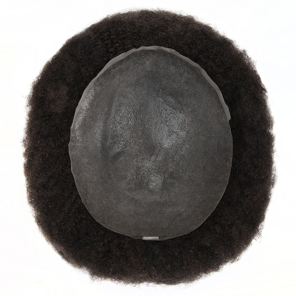TUS06 Afro-Toupet für Herren | 0,10 mm Hautbasis mit 4 mm, 6 mm, 8 mm, 10 mm und 12 mm Afro-Lockenoptionen