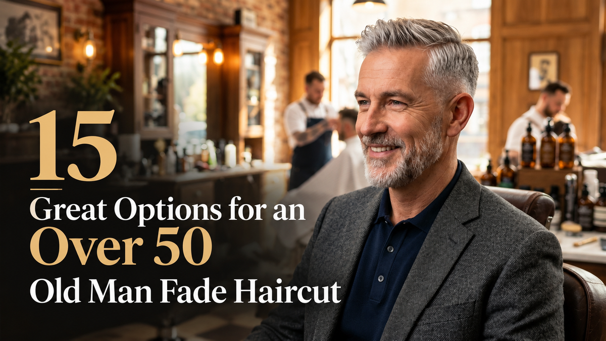 15 Great Options for an Over 50 Old Man Fade Haircut