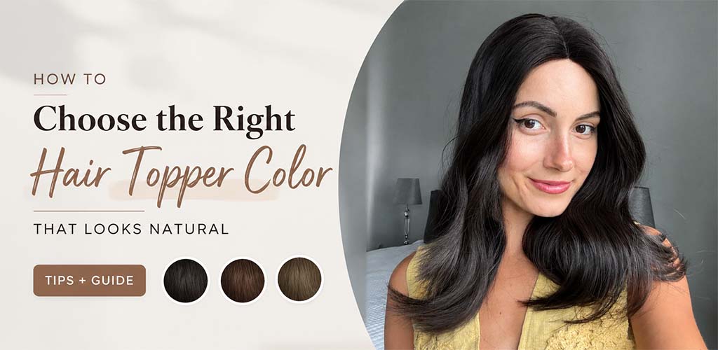 How to Choose the Right Hair Topper Color That Looks Natural