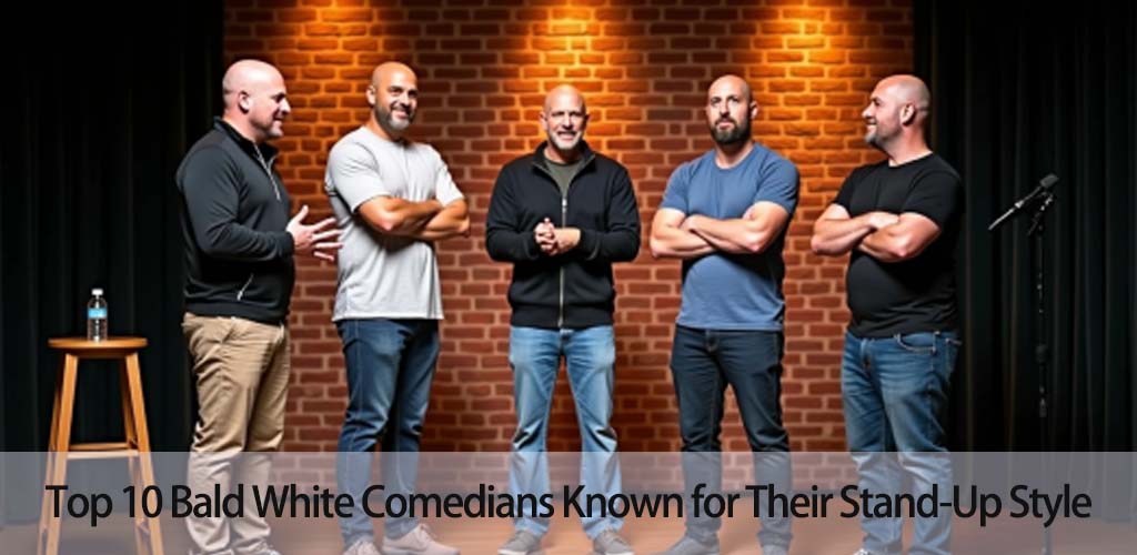 Top 10 Bald White Comedians Known for Their Stand-Up Style