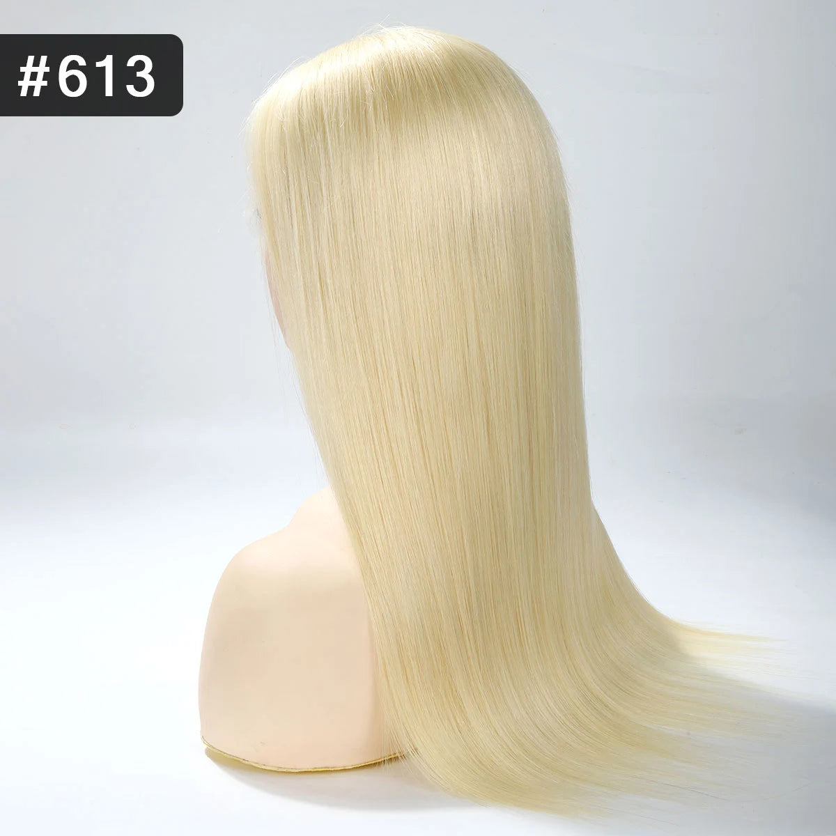 07 #613 TUW41 Real Human Hair Topper for Women, Lace Top and Front with Back Hair Weft, Hair Topper Without Clips with Combs and Adjustable Nape Securing Band for a Secure, Comfortable Fit