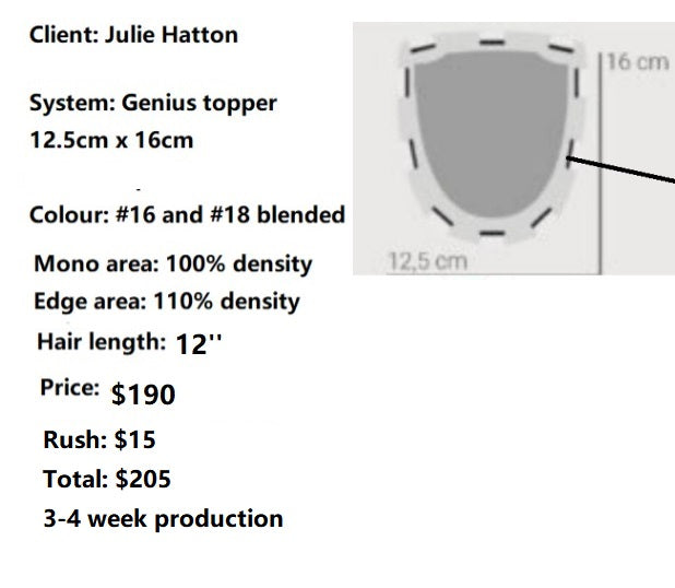 TCM451 - Genius Topper for Julie Hatton