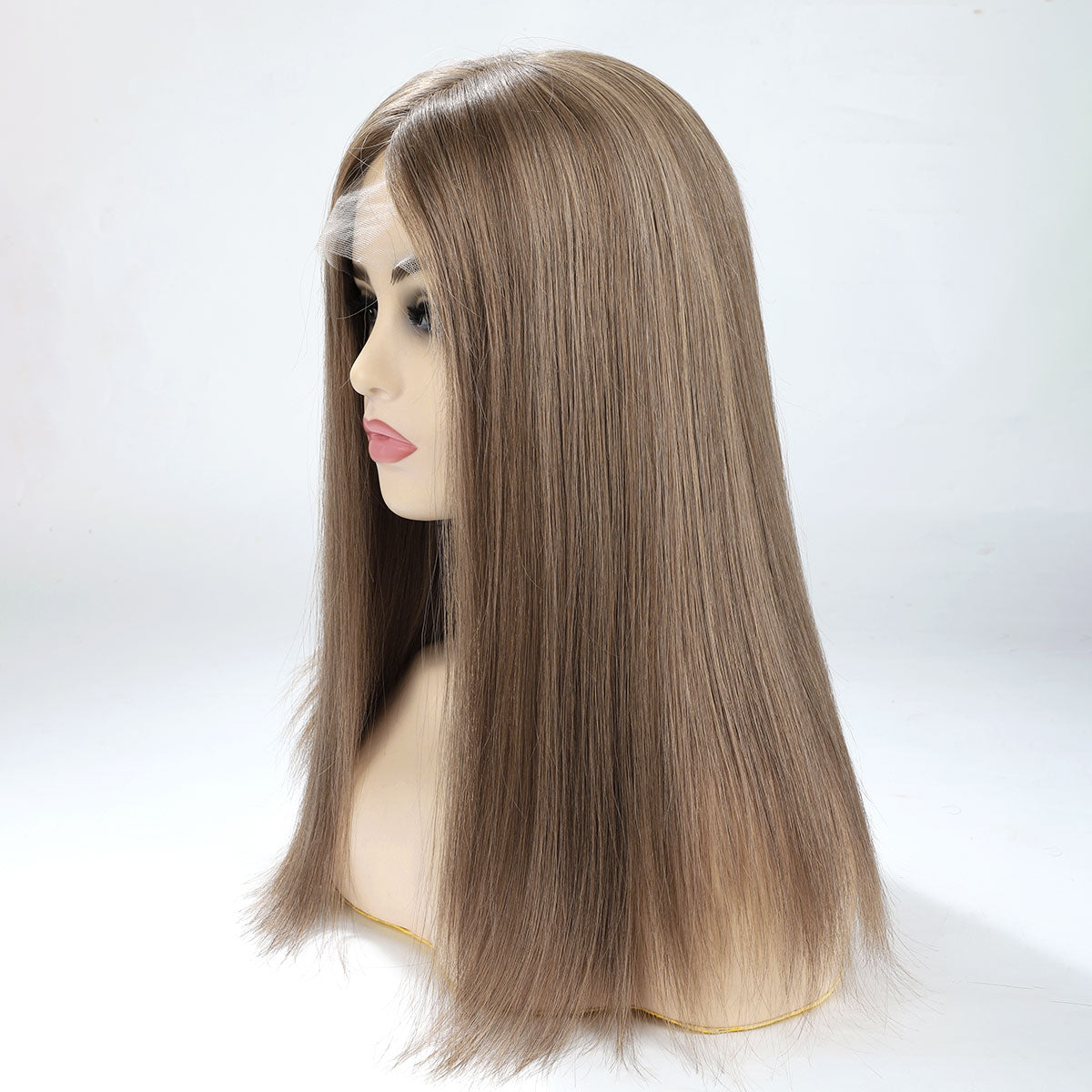 TAC-4 #TAC 18" M TUWG02 Lace Front Glueless Wig | Double Drawn Wefted Wig | High End Jewish Wig