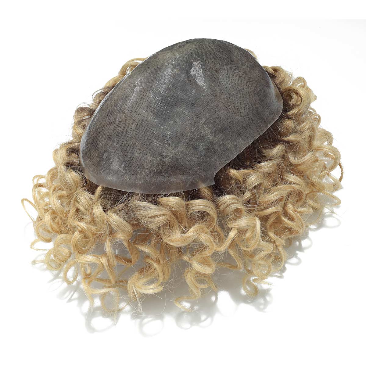 TMCM635Men_sCurlyHairToupee_9 TMCM635 Men's Curly Hair Toupee | Human Hair PU Hair System