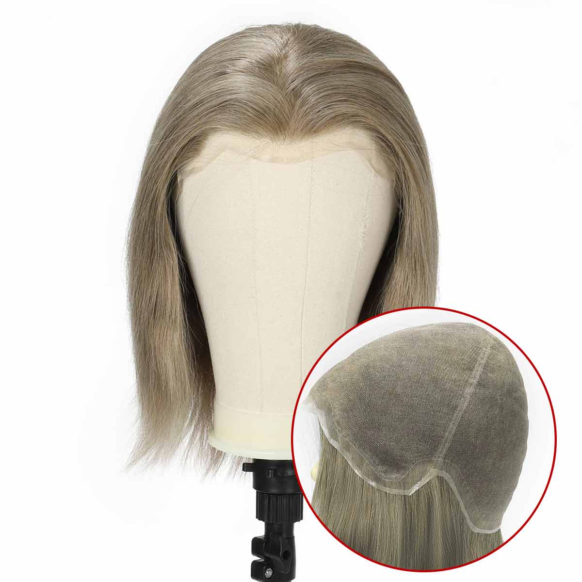 TMCM642_Men_s_Full_Lace_Wigs TMCM642 Men's Full Lace Wigs | Ash Blonde Lace Wig