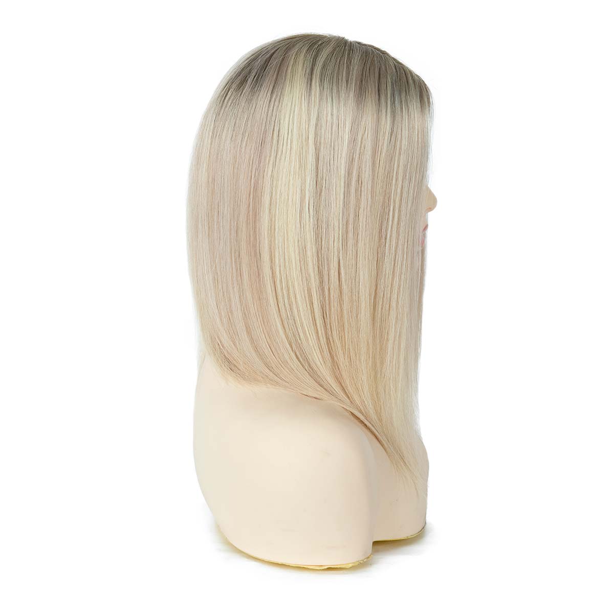 TSK #TSK TUW29 Injection Silk Base Human Hair Topper | Hair Topper for Thinning Hair