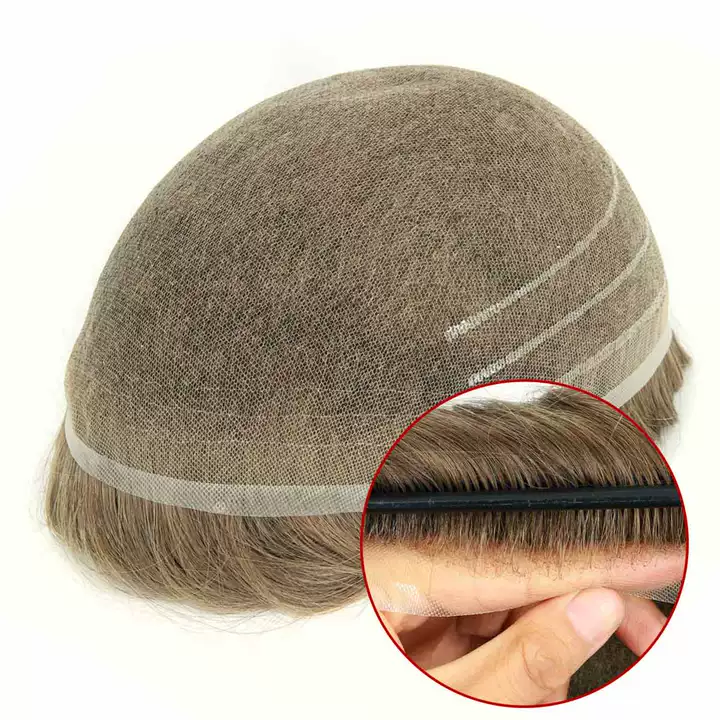 TUL03PU Swiss Lace Toupee for Men | Non Surgical Hair Replacement Systems