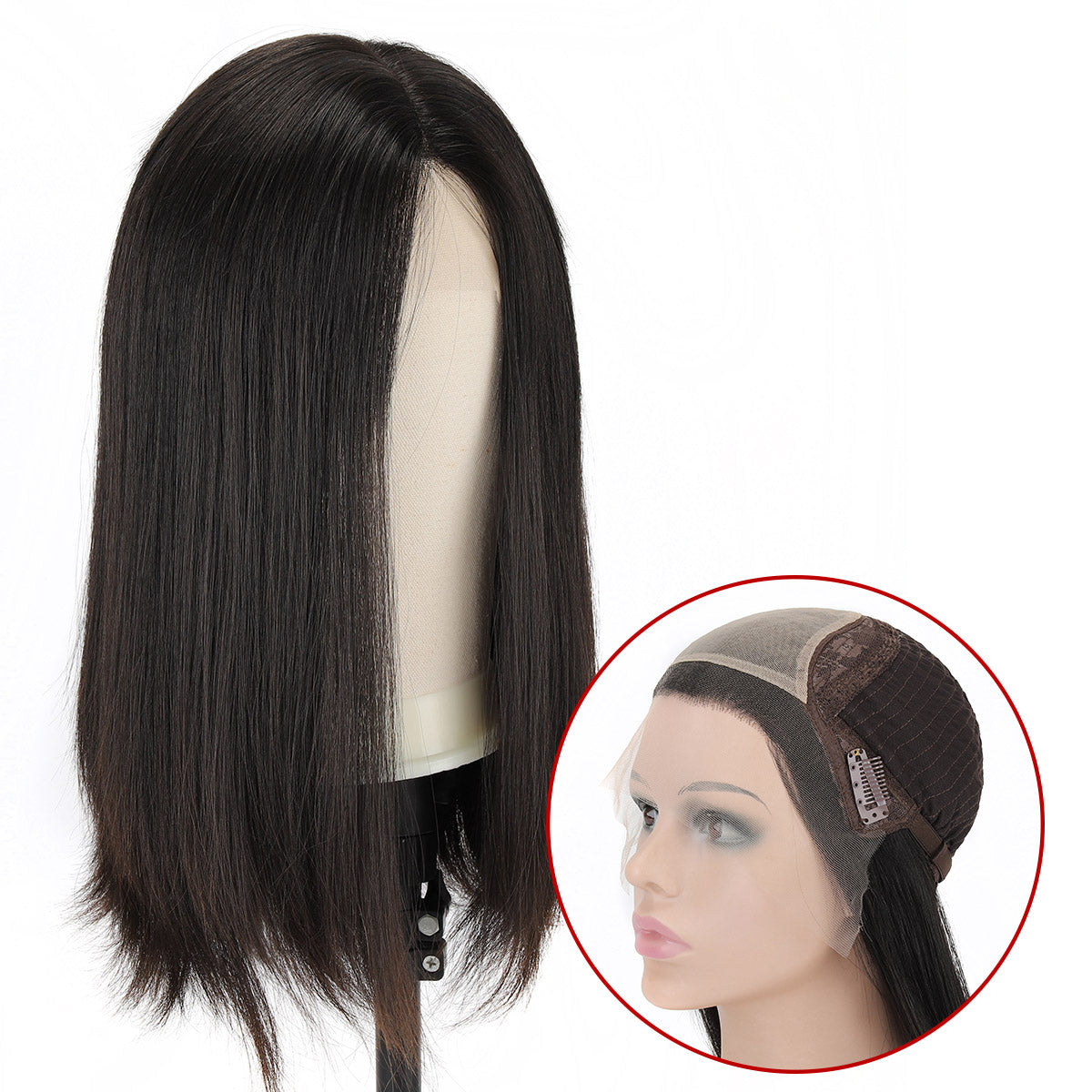 TUWG02 Lace Front Glueless Wig | Double Draw Wefted Wig | High End Jewish Wig