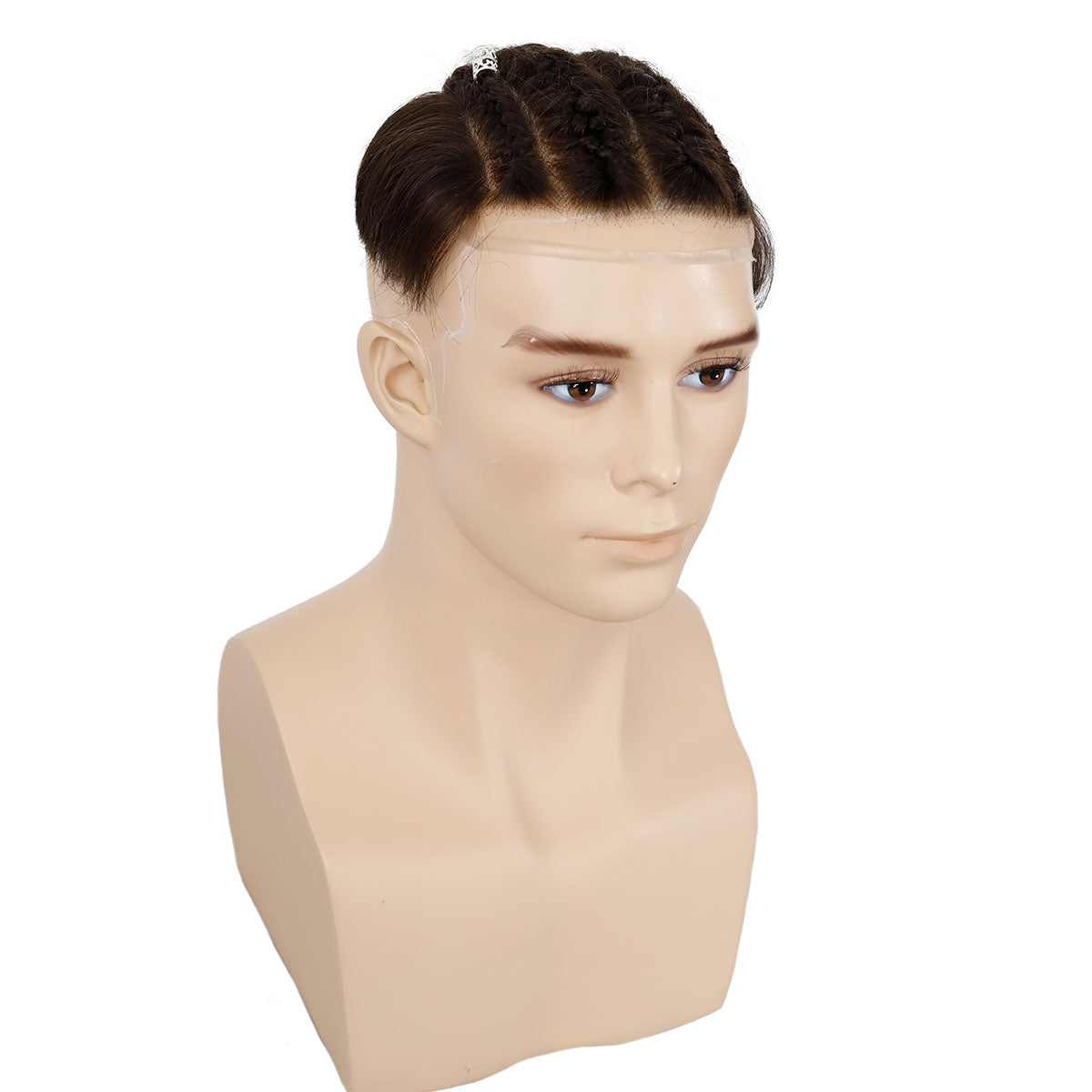 cornrowbraidsformenlacefronttoupee_2 TUCM5162 Cornroe Braids for Men | Men's Lace Front Wig