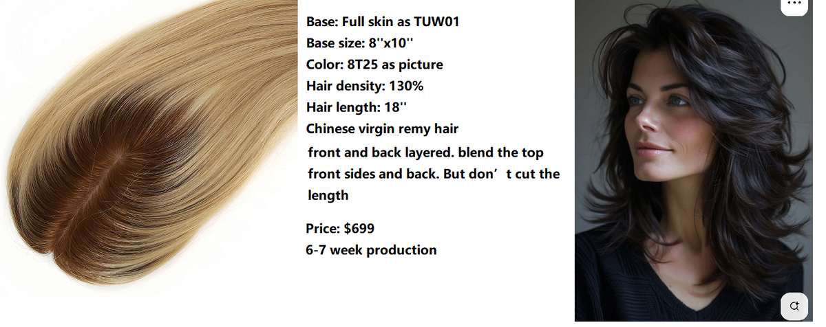 TCM453 - Custom order for Cindy