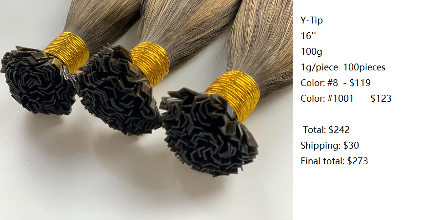 Y-Tip Hair Extension