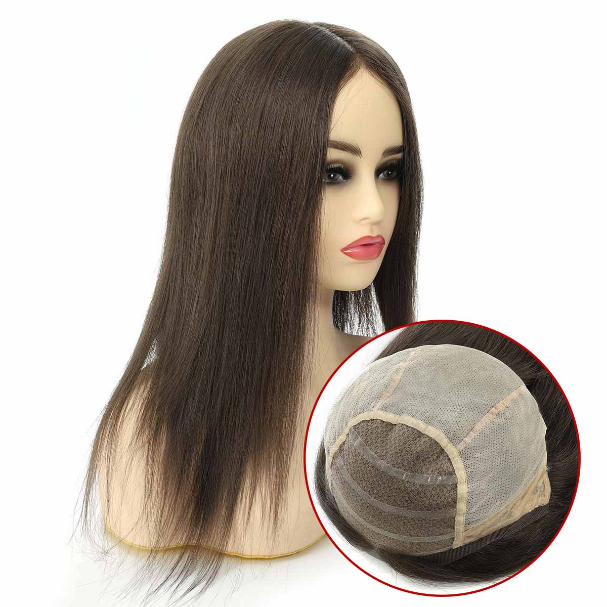 TWCM504 Silk Top Wig | Virgin Remy Human Hair Wigs