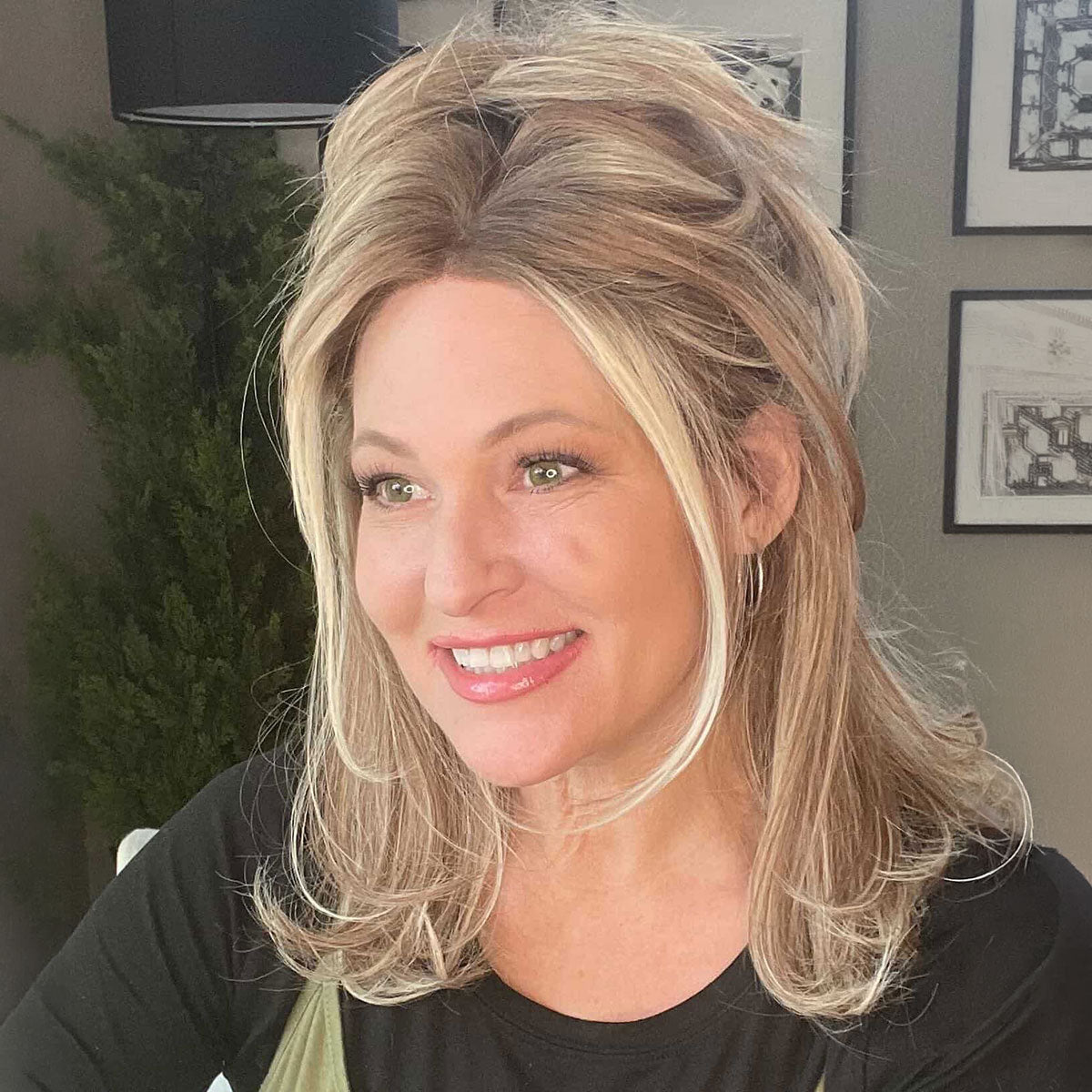 women_human_hair_topper_5_d5c8454c-7a54-4b0b-be80-cc62458faa2b TUWG06 Swiss Lace Front Wigs | Rooted and Mixed Blonde Wig